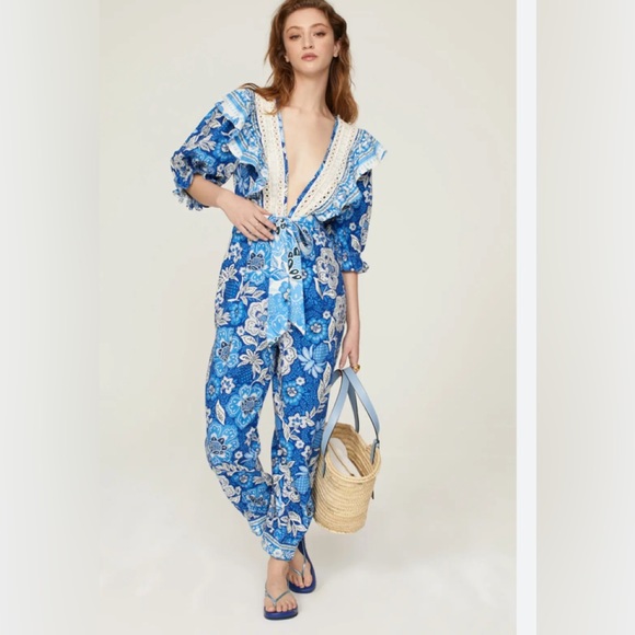 Farm Rio Full of flowers jumpsuit New